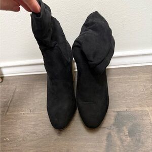 Coccoli Black Heeled Boots